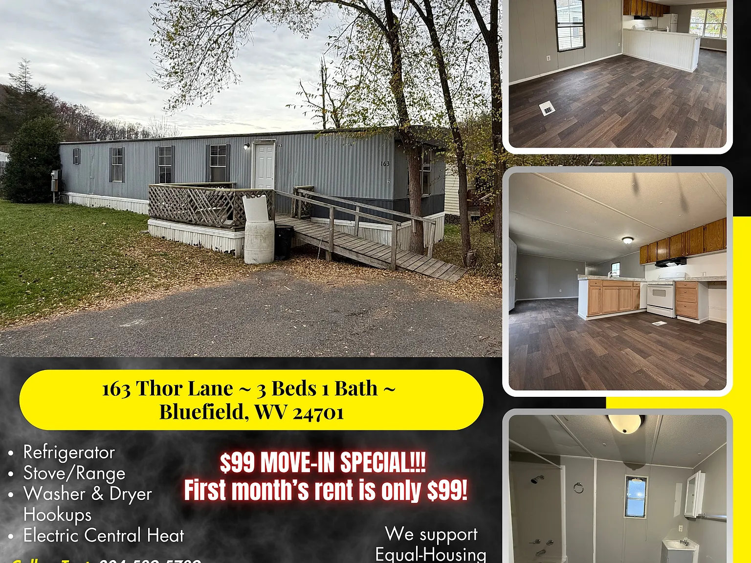 3 bed, $825 — Photo 1