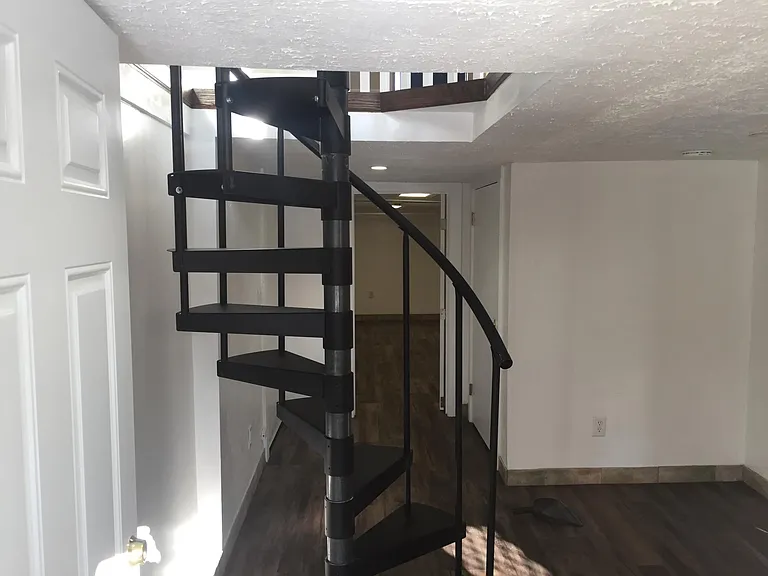 downstairs office area