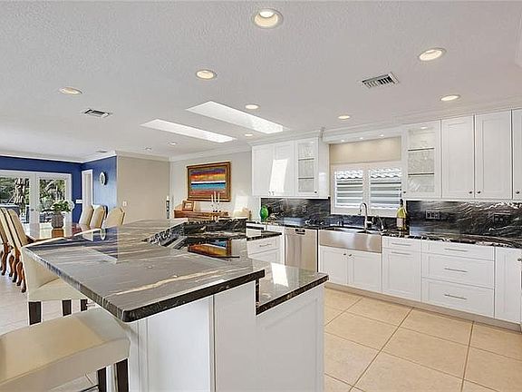New kitchen with island.