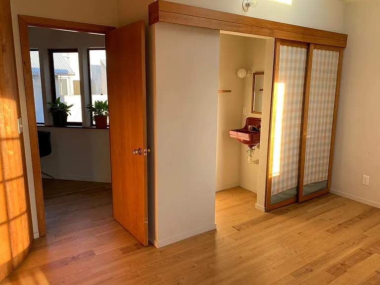 Upstairs bedroom and half bath