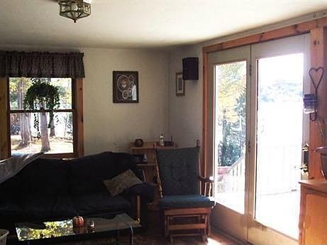 Downstairs Living Room with French Doors