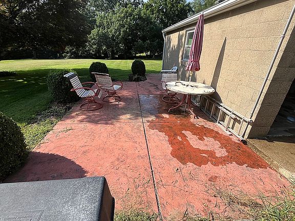 colored patio