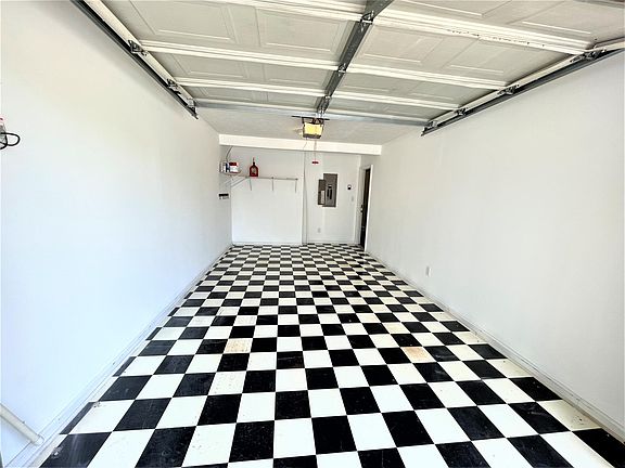 Garage with Easy Clean Floor