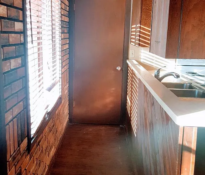 Hallway to the basement