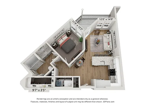 Floor plan A2 - Navy