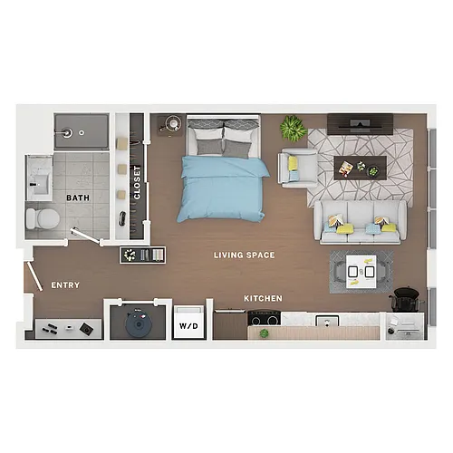 Floor plan Studio - Collective