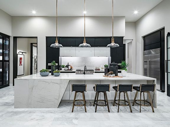 Gorgeous Kitchen With Oversized Island