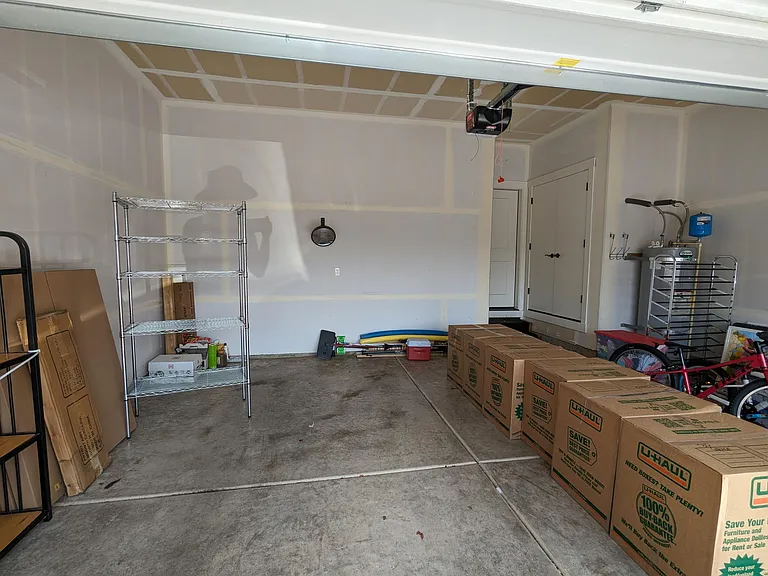 Two car Garage with driveway