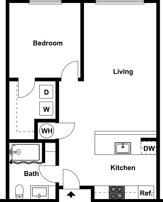 1 Bedroom A 1 Bedroom A