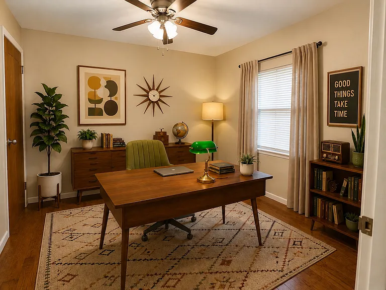 *Virtually Staged | 2nd Bedroom as an Office
