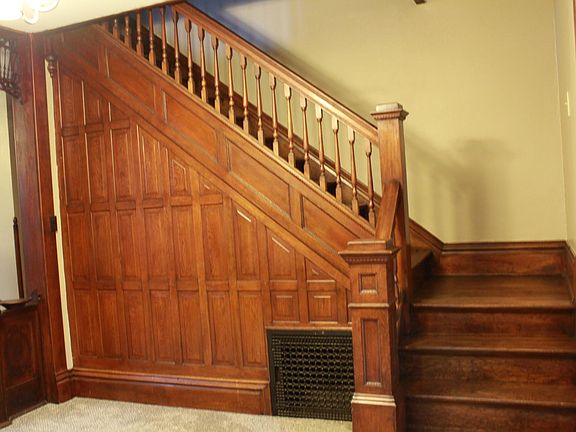 Staircase in the dining area
