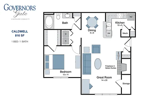 Floor plan Caldwell