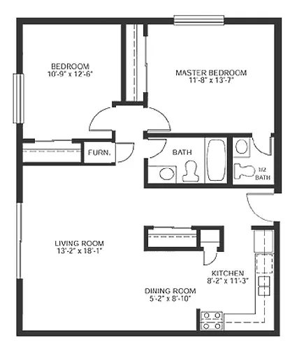 Floor plan Cedar II