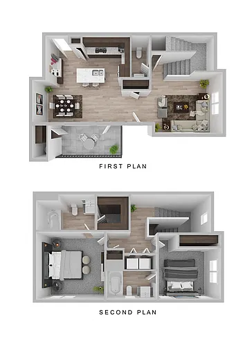 Floor plan Magenta (Townhome)