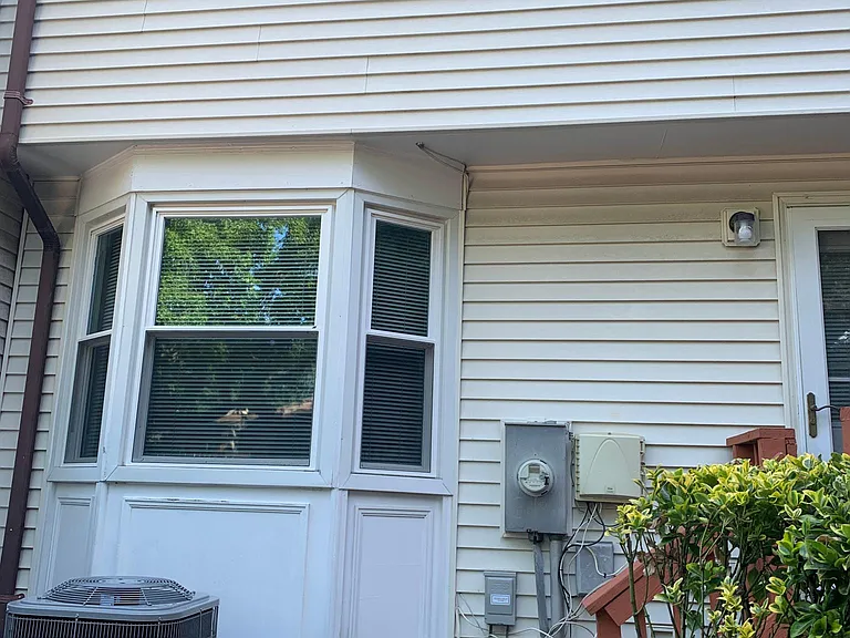 rear of townhouse