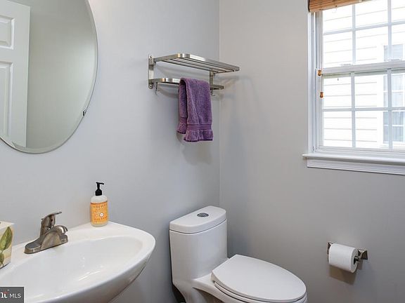 Main level powder room