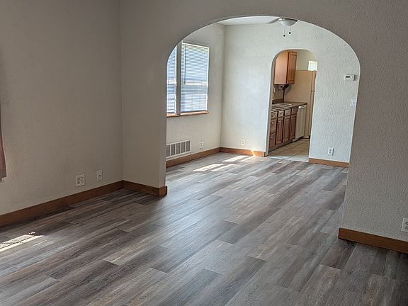 Living room into dining room
