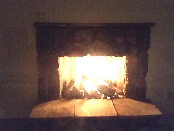 Gas Fireplace in Living Rm