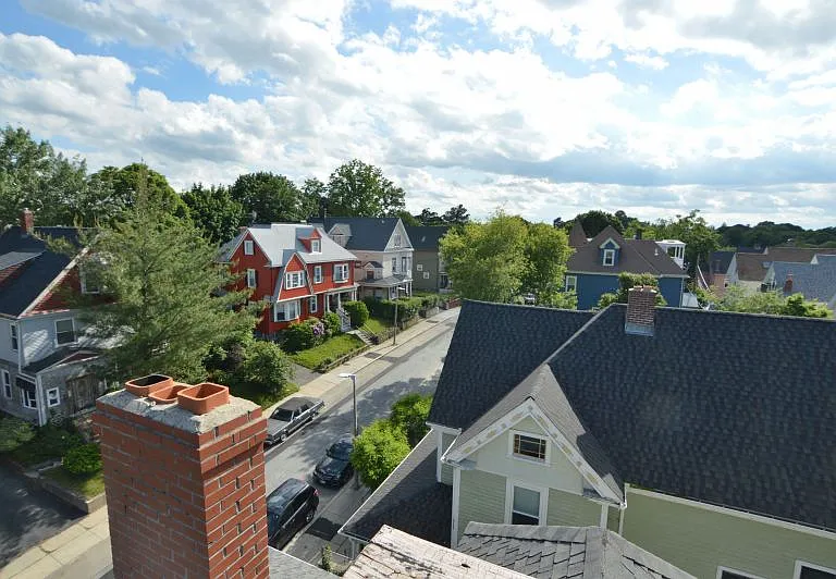 View from roof deck
