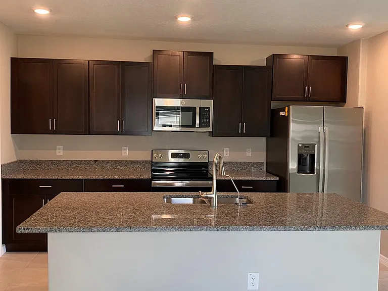 Kitchen opens to main living area
