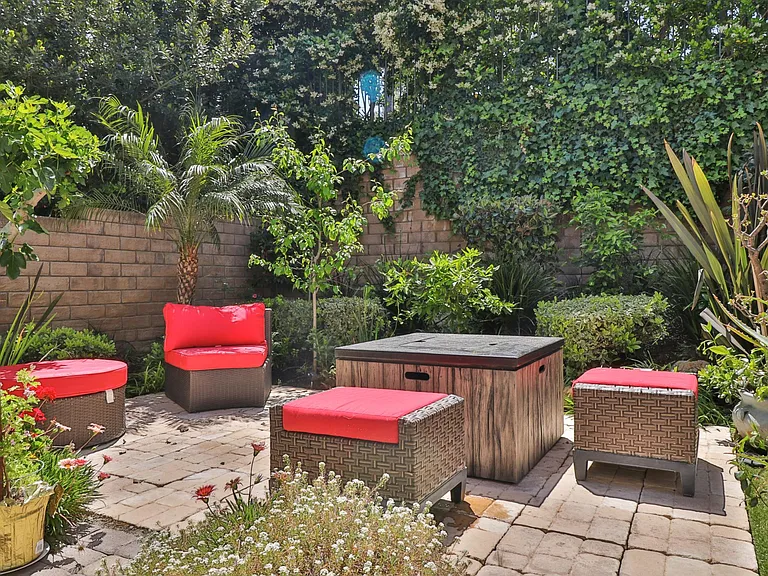 Private back yard
