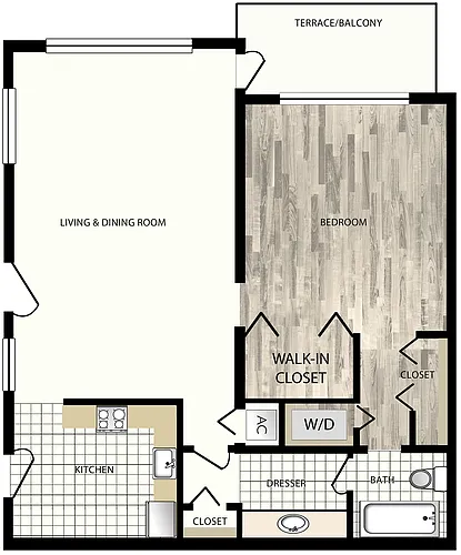 Floor plan Phase 1 Rose