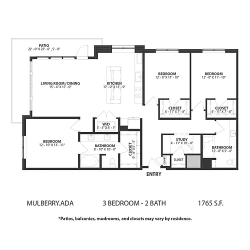 Floor plan Mulberry.ADA