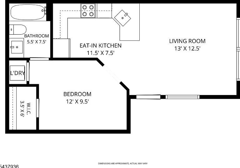 1 bed, 1.0 bath, $1,950 — Photo 2