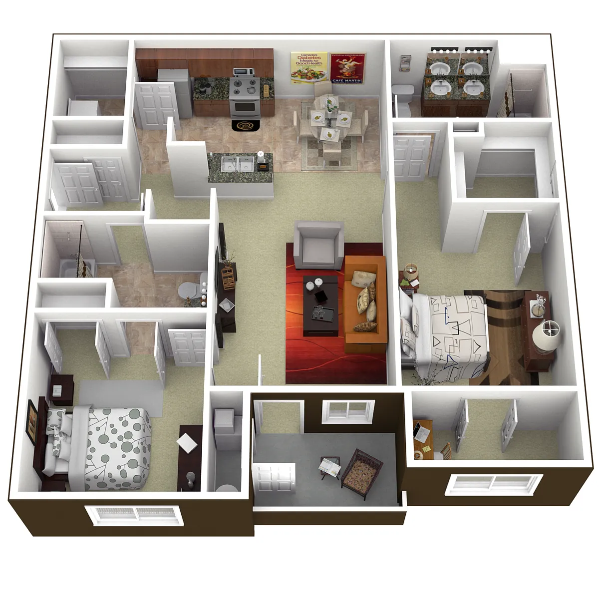 Floor plan The Marlin