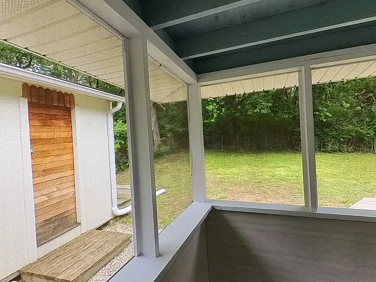 Shed in the backyard for extra storage