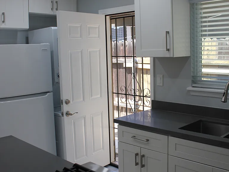 Security Screen Door from the Kitchen helps create a nice breeze