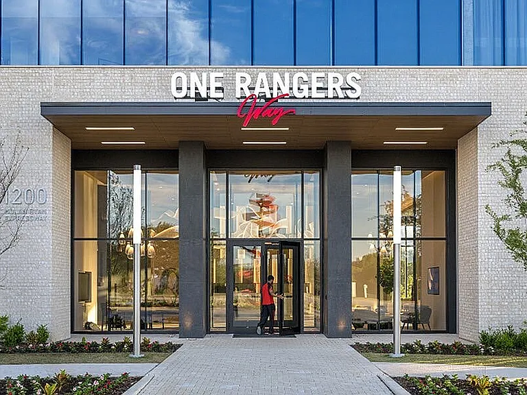 The front doors of One Rangers Way.