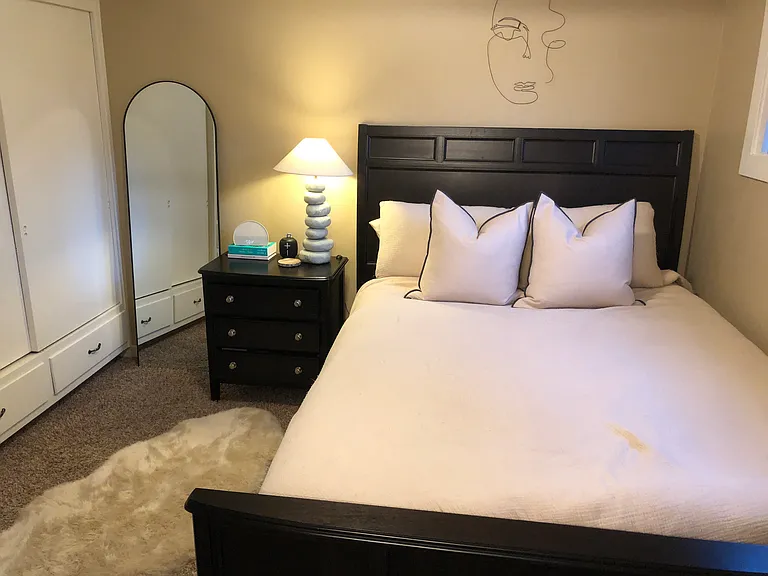 Bedroom (with resident's furniture)
