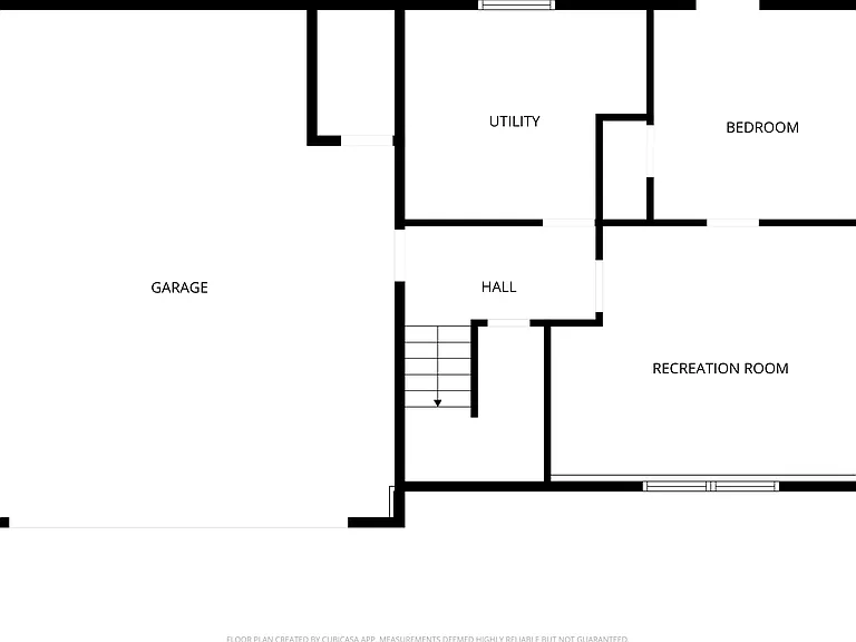 Lower Level Floor Plan.