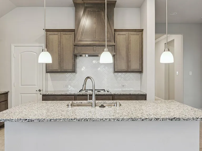 Kitchen Island with Pendants