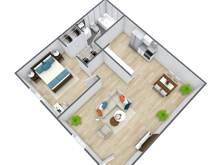 1 bedroom floorplan 1 bedroom floorplan