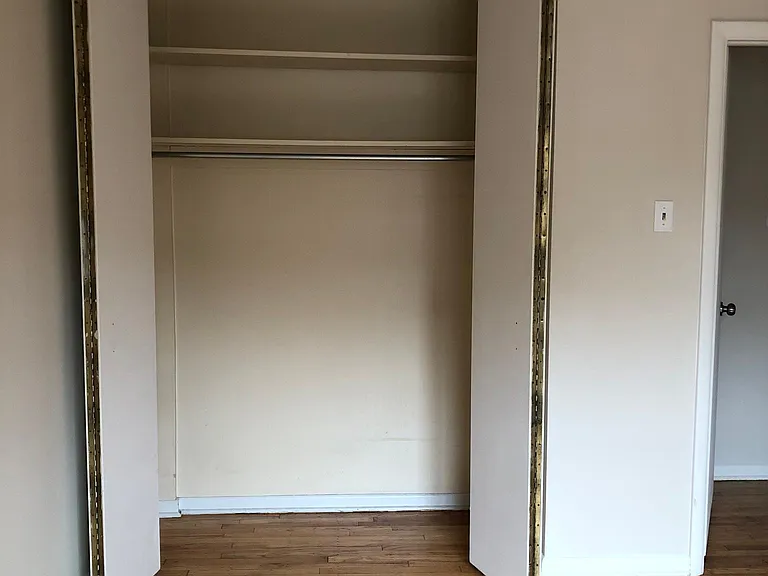 First bedroom closet
