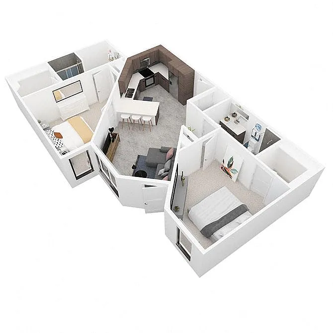 Floor plan B-3