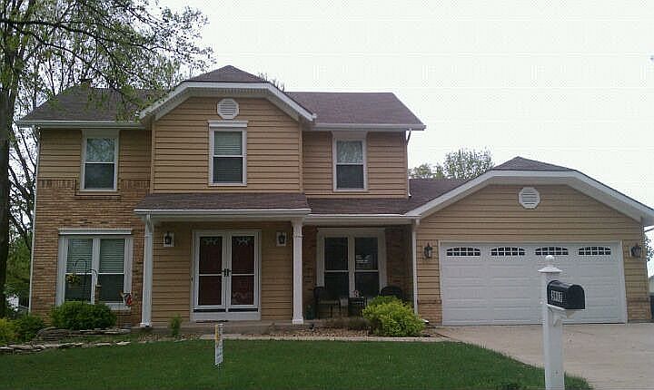 New Windows, Siding, Garage Door, Columns, Window Mantels