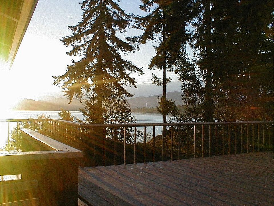 View east from deck