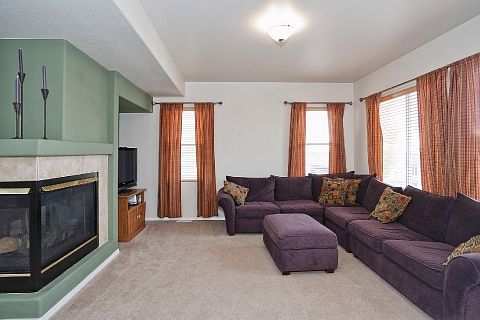 Family Room w/ TV Niche