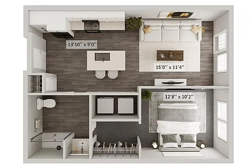 Floor plan Thompson B