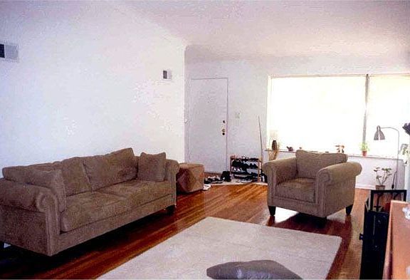 Huge living room with fireplace