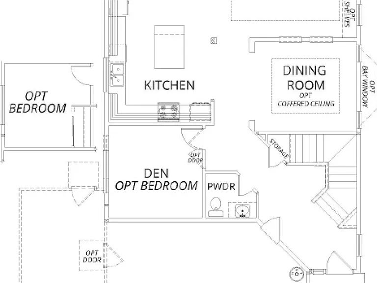 Bedroom in the main floor