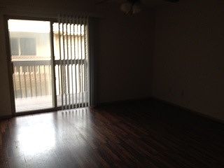 View as you walk in door into living room and onto deck