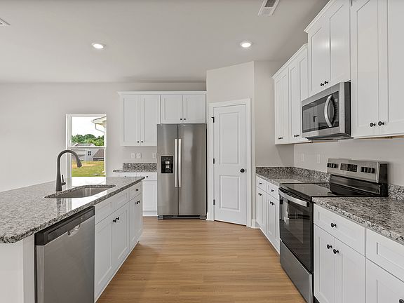 Angled-view of the kitchen