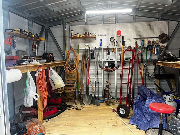 Lights, electric, work bench