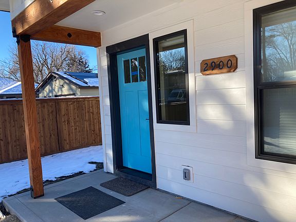 front door and entryway