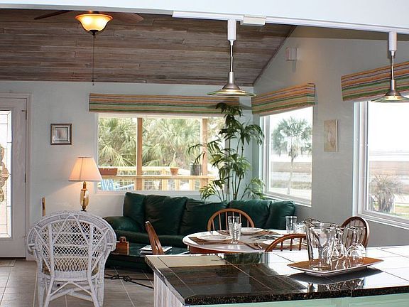 Living With Custom Cedar Ceiling