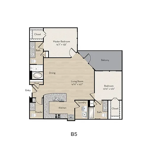 Floor plan B6